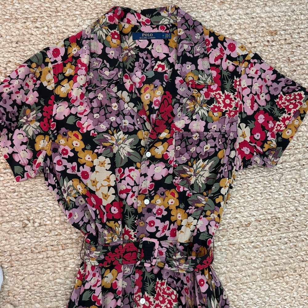 Ralph Lauren Polo Floral Dress. Size 8 - Picture 12 of 17